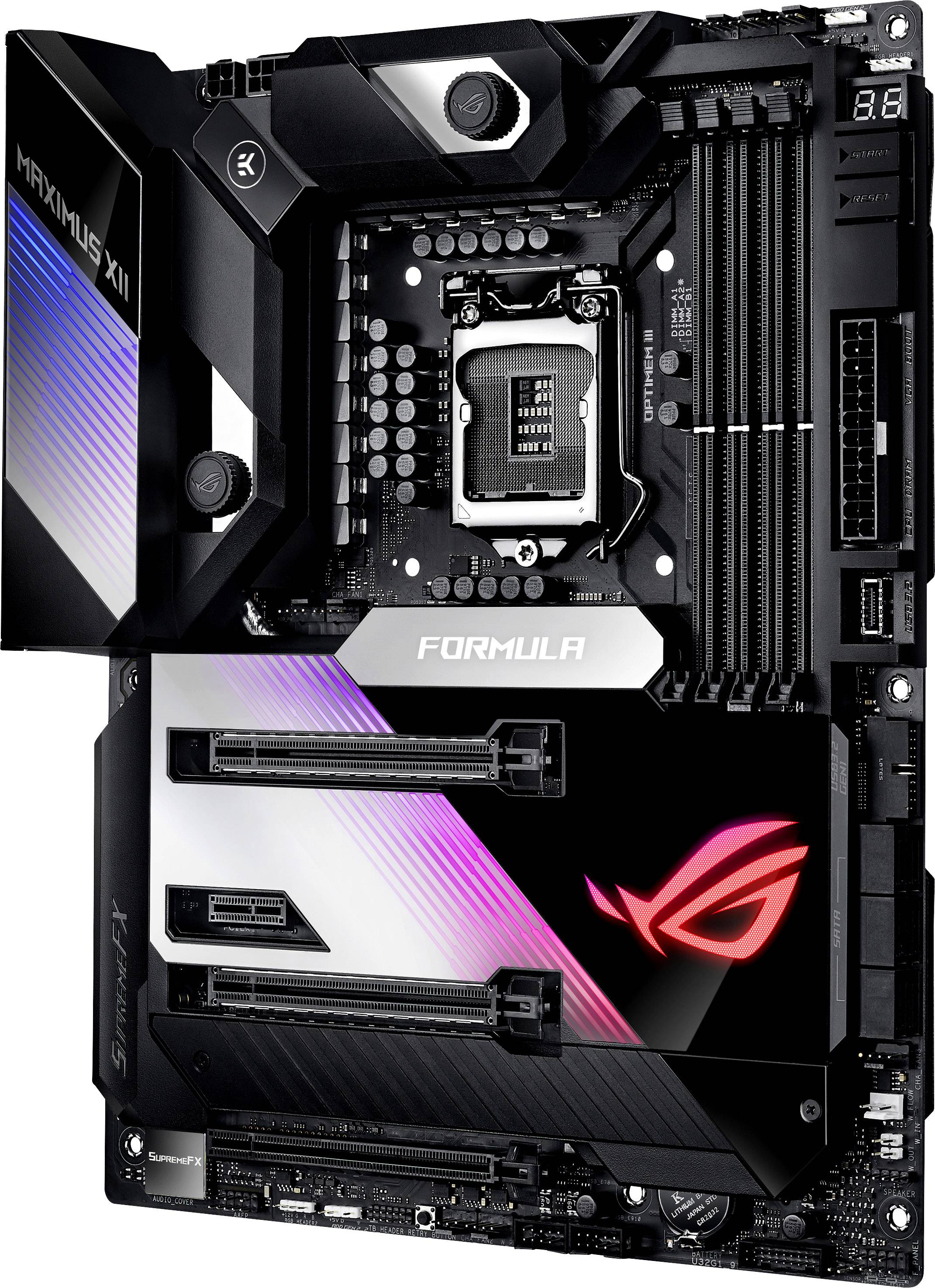 Asus ROG MAXIMUS XII FORMULA Mainboard Sockel (PC) Intel® 1200 Formfaktor (Details) ATX Mainboard-C