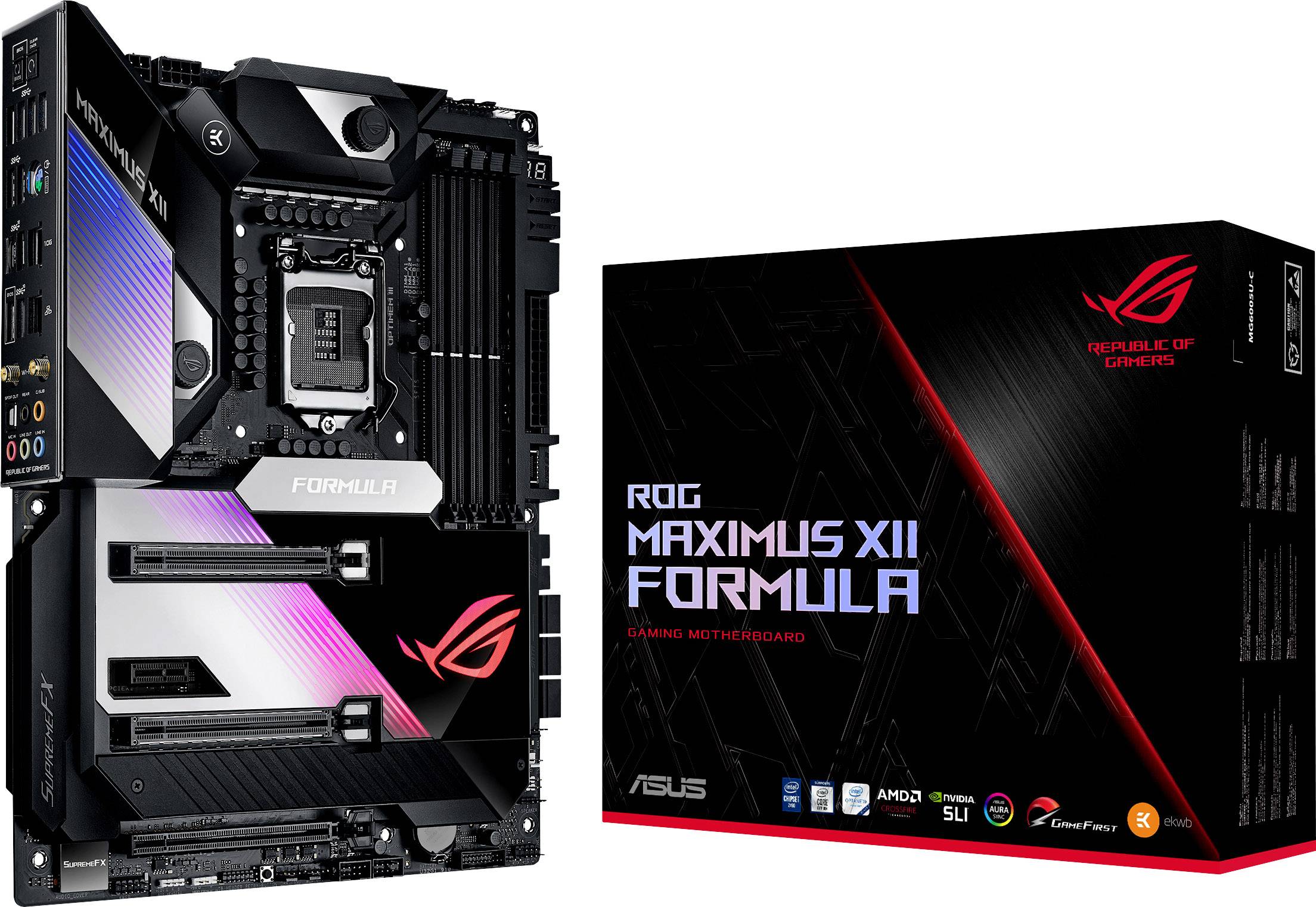 Asus ROG MAXIMUS XII FORMULA Mainboard Sockel (PC) Intel® 1200 Formfaktor (Details) ATX Mainboard-C