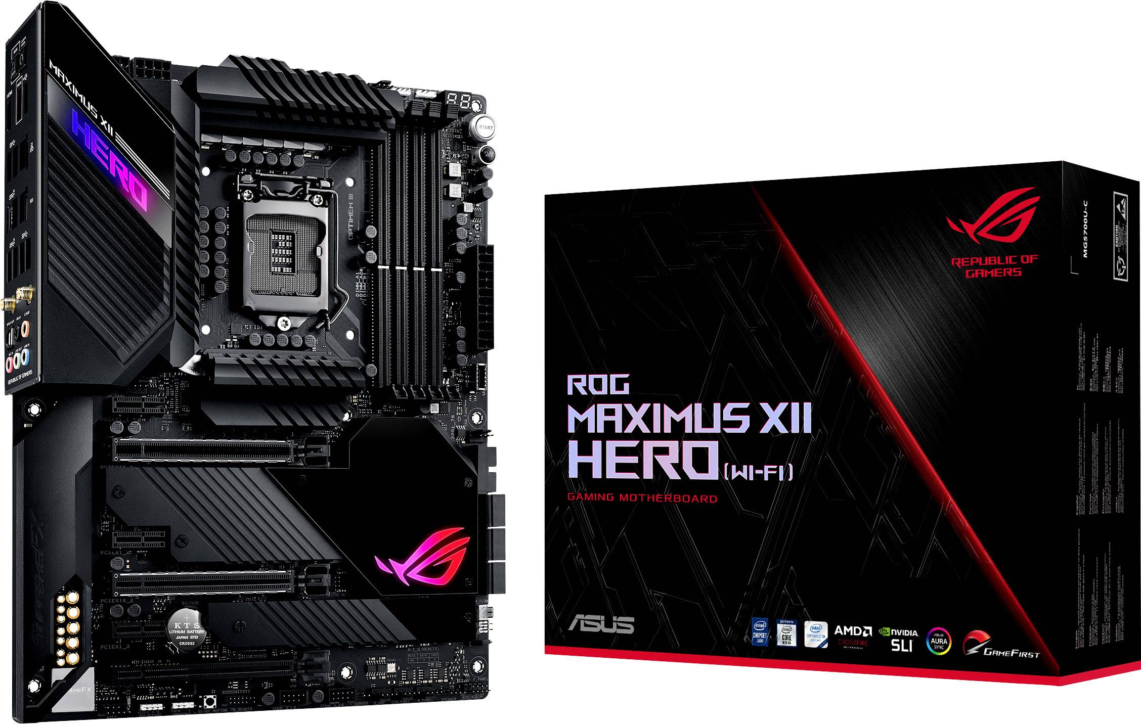 Asus ROG MAXIMUS XII HERO (WI-FI) Mainboard Sockel (PC) Intel® 1200 Formfaktor (Details) ATX Mainbo