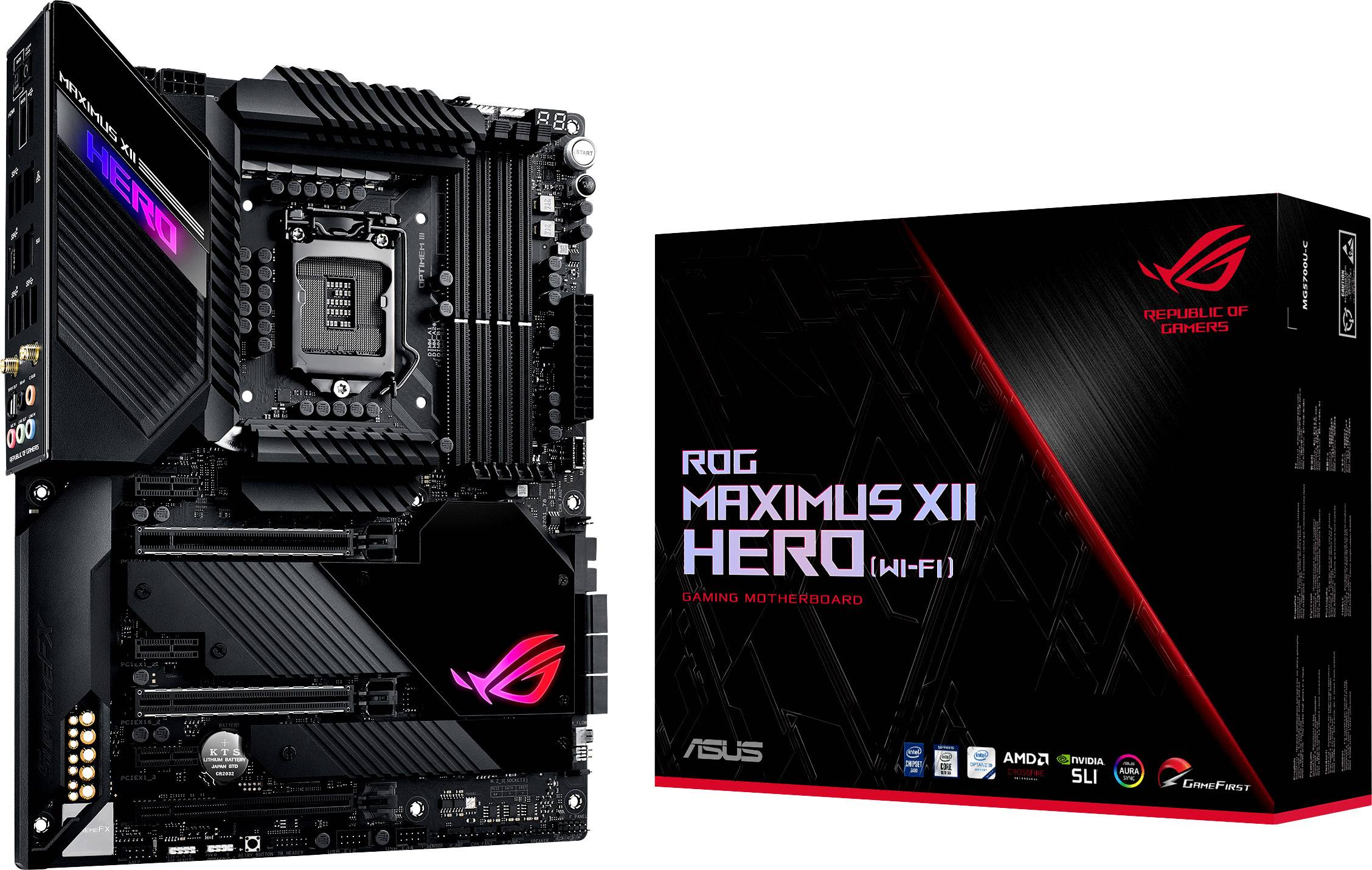 Asus ROG MAXIMUS XII HERO (WI-FI) Mainboard Sockel (PC) Intel® 1200 Formfaktor (Details) ATX Mainbo