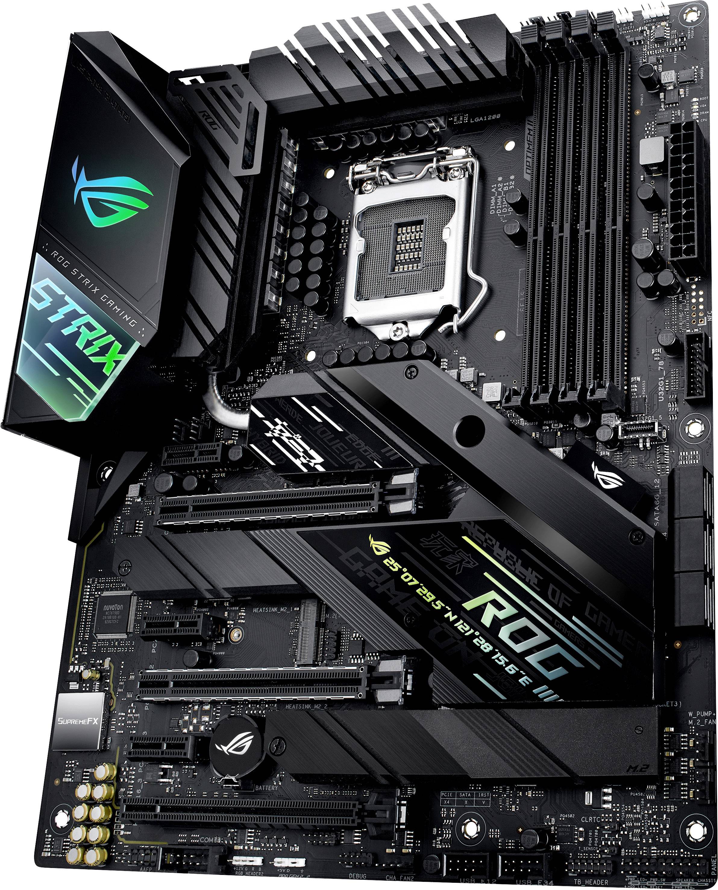 Asus ROG STRIX Z490-F GAMING Mainboard Sockel (PC) Intel® 1200 Formfaktor (Details) ATX Mainboard-Chipsatz Intel® Z490