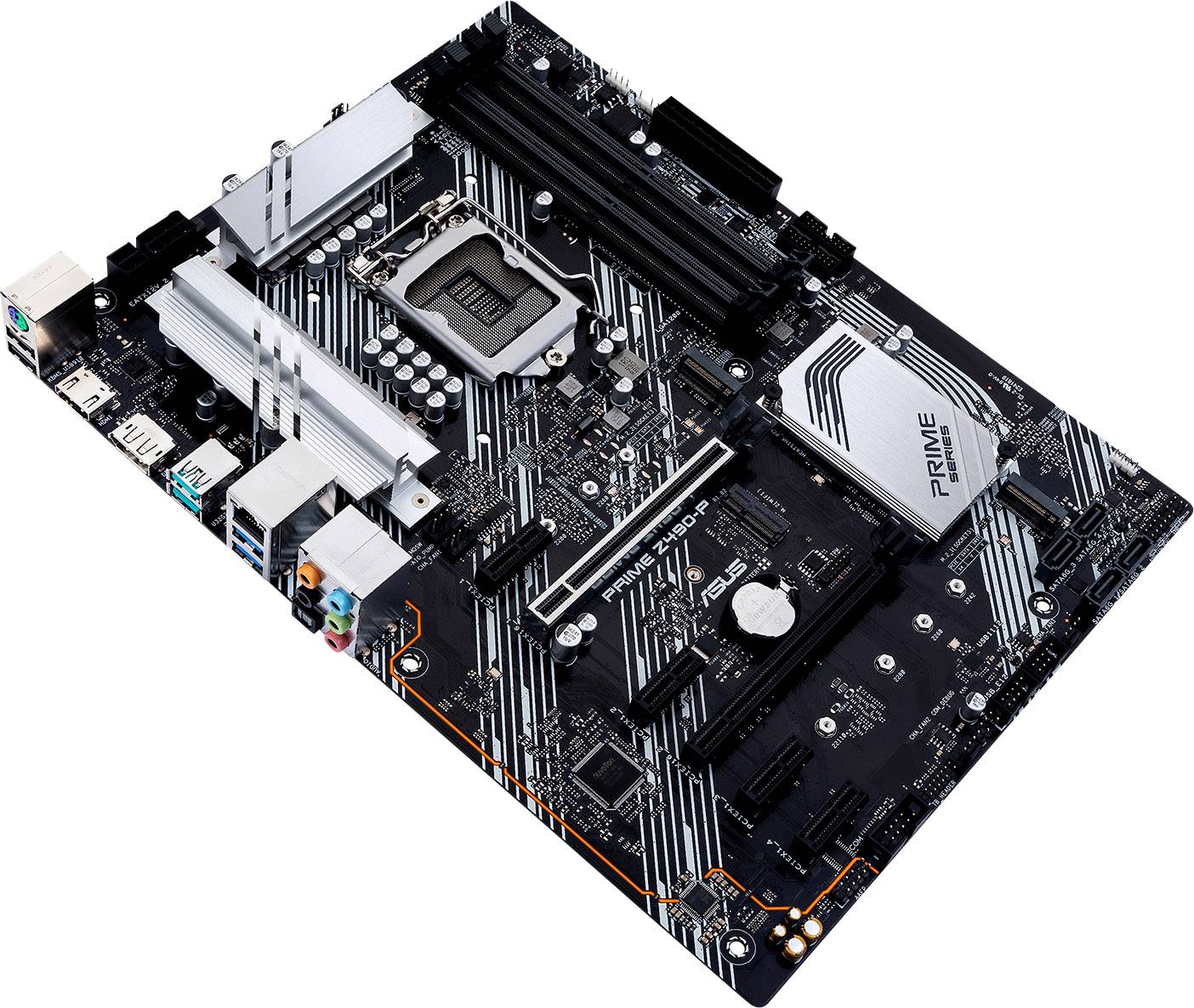 Asus PRIME Z490-P Mainboard Sockel (PC) Intel® 1200 Formfaktor (Details) ATX Mainboard-Chipsatz Intel® Z490