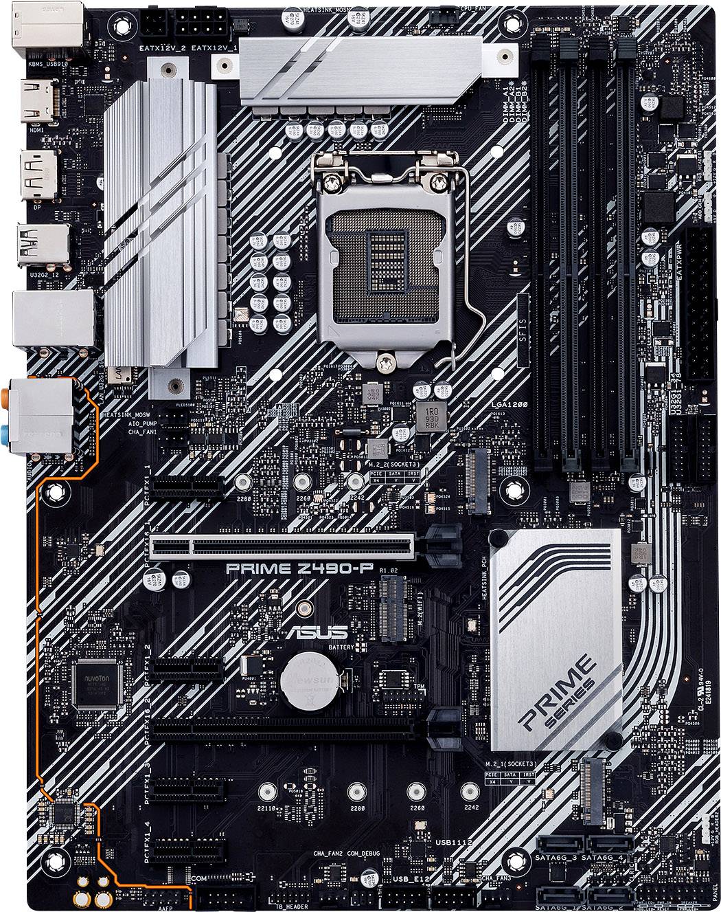 Asus PRIME Z490-P Mainboard Sockel (PC) Intel® 1200 Formfaktor (Details) ATX Mainboard-Chipsatz Intel® Z490