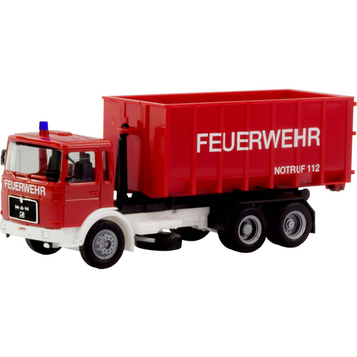 Herpa 310963 H0 Einsatzfahrzeug Modell MAN F8 Abrollcontainer-LKW "Feuerwehr"