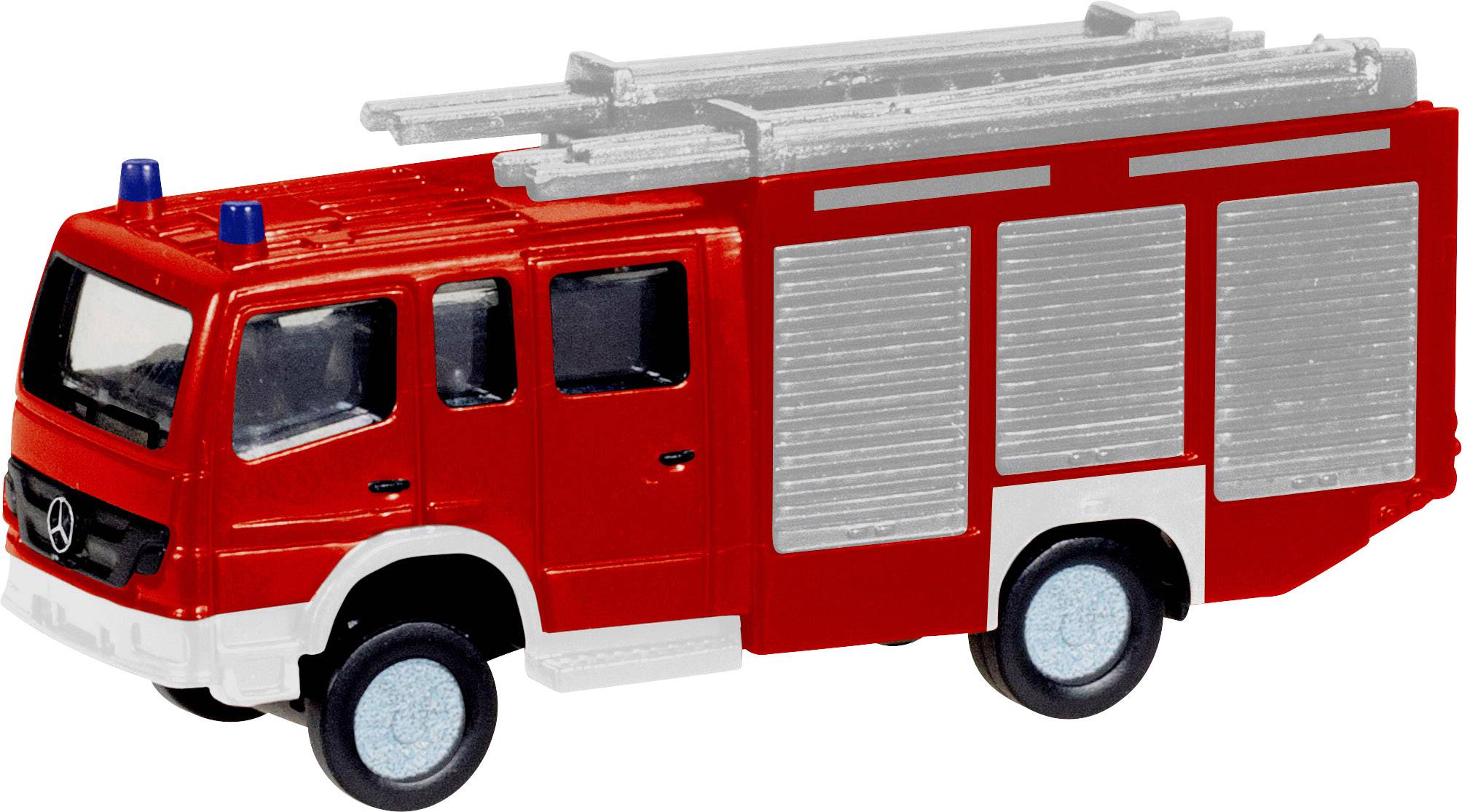 Herpa 066716 N Einsatzfahrzeug Modell Mercedes Benz Atego HLF 20 "Feuerwehr"