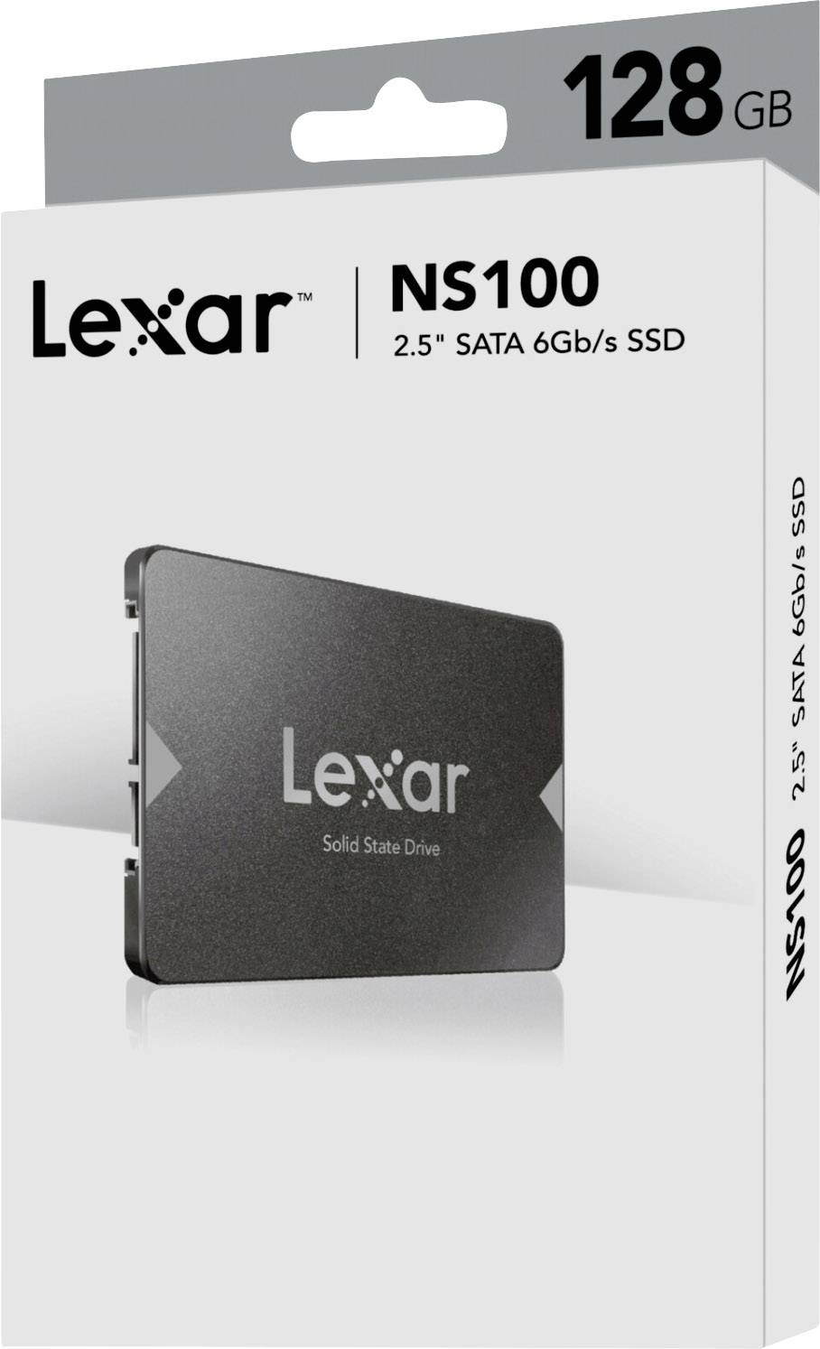 Lexar NS100 128 GB Interne SATA SSD 6.35 cm (2.5 Zoll) SATA 6 Gb/s LNS100-128RB