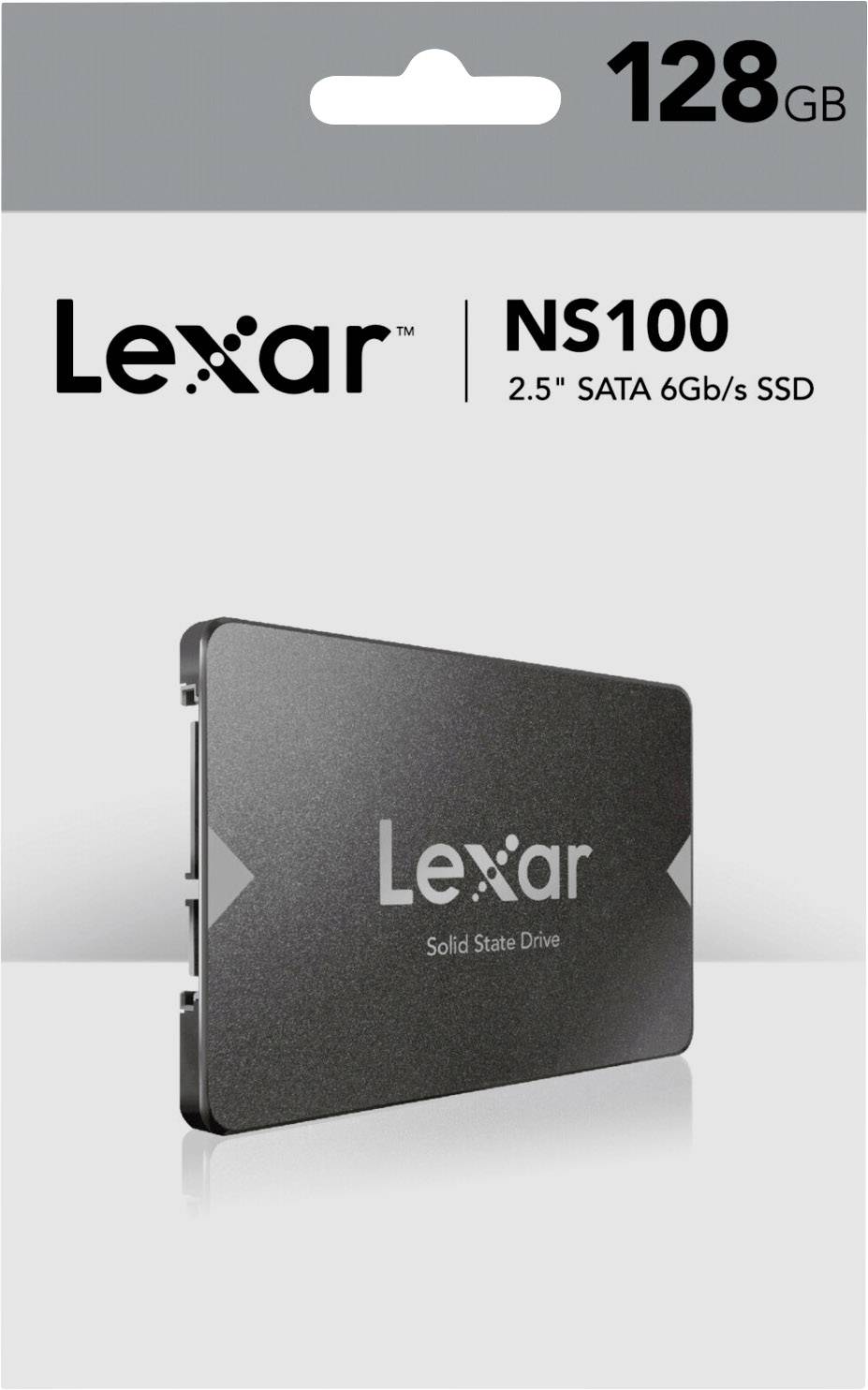Lexar NS100 128 GB Interne SATA SSD 6.35 cm (2.5 Zoll) SATA 6 Gb/s LNS100-128RB