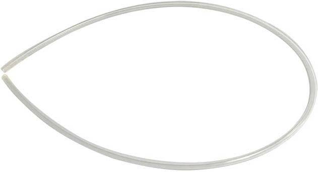 Ein einfaches, tropfenförmiges Drahtstück aus Metall, das auf weißem Hintergrund liegt.