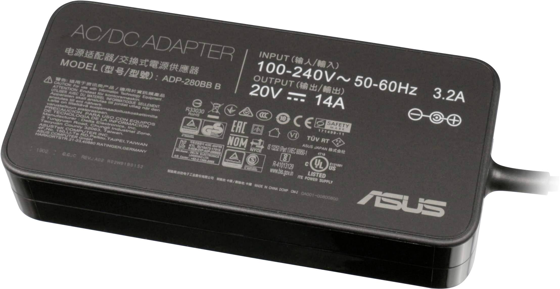 Asus 0A001-00800800, 0A001-00800100, 0A001-00800600 Notebook-Netzteil 280W 20V 14A
