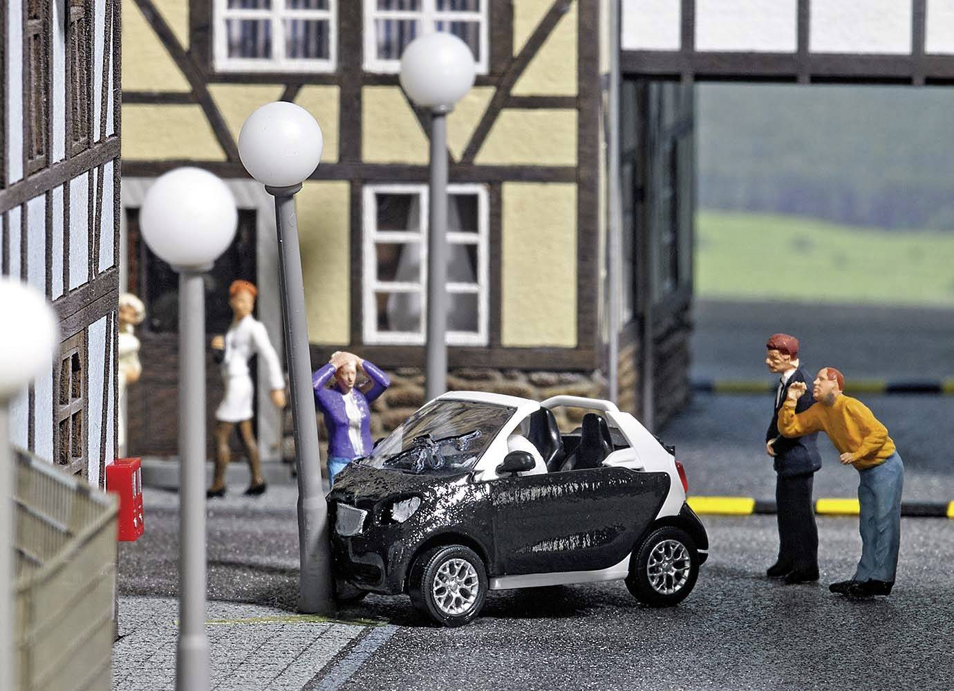 Busch 9757 H0 BU 3 Action-Sets mit Figuren Fertigmodell