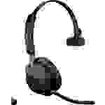 Jabra Evolve2 65 monaural Telefon On Ear Headset Bluetooth® Stereo Schwarz Lautstärkeregelung, Batterieladeanzeige