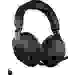 Jabra Evolve2 85 MS Telefon Over Ear Headset Bluetooth®, kabelgebunden Stereo Schwarz Mikrofon-Rauschunterdrückun