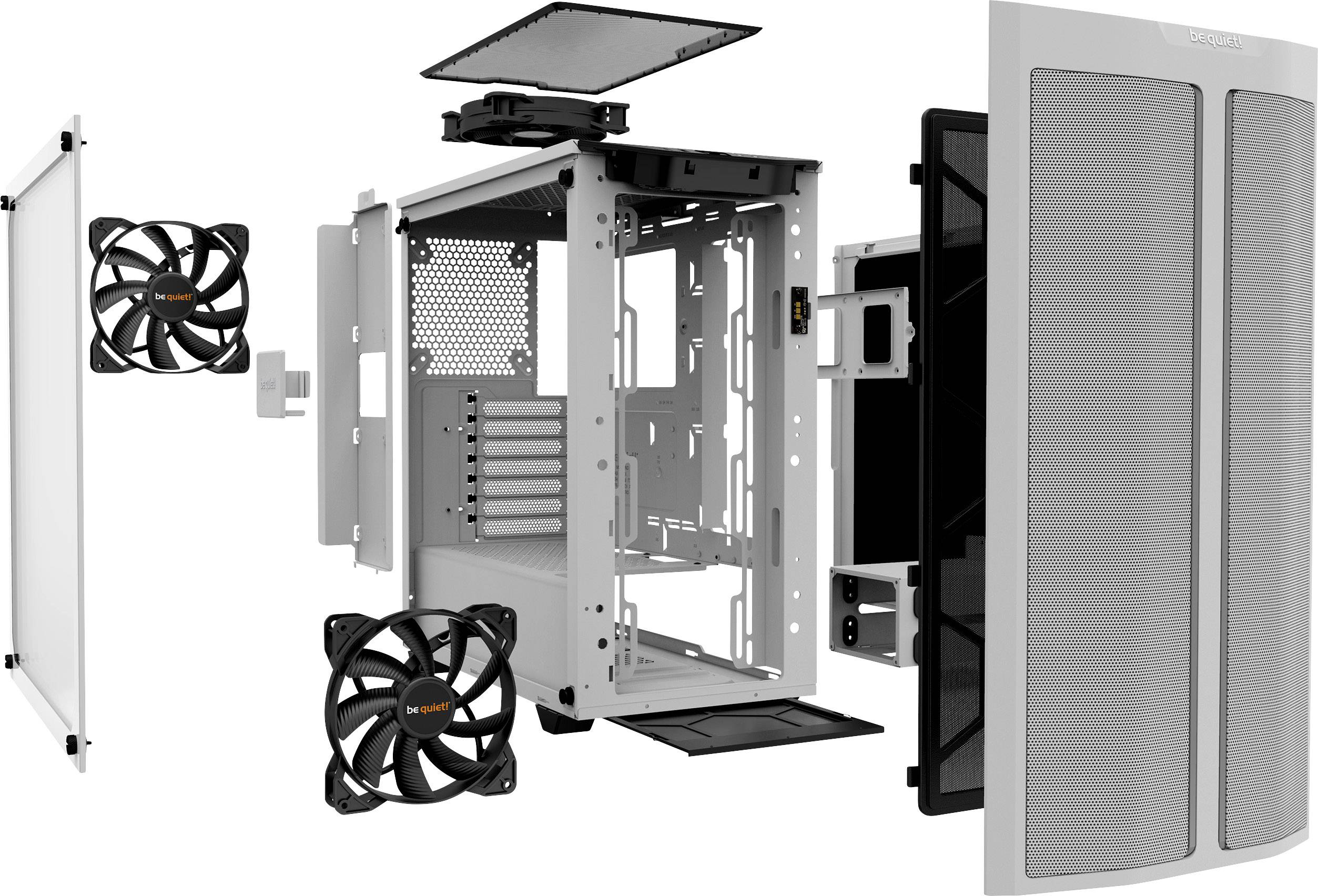 be quiet! Pure Base 500DX - Tower - ATX - Seitenteil mit Fenster (gehärtetes Glas)