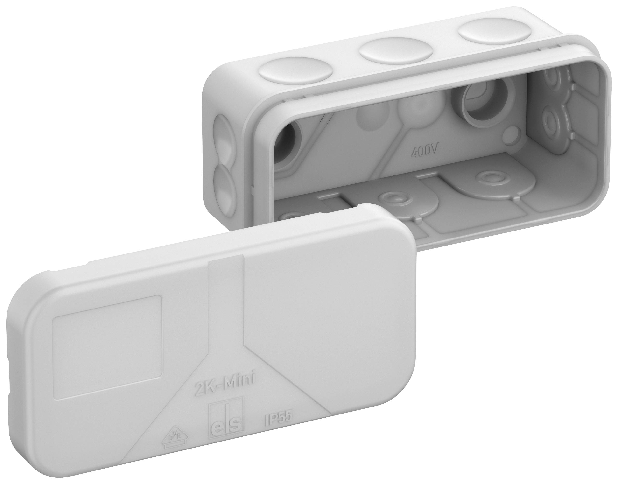 Spelsberg 34490801 Verbindungsdose (L x B x H) 43 x 89 x 38 mm Grau IP55 10 St.