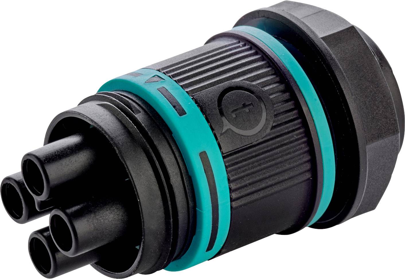 Adels-Contact 24469 Rundsteckverbinder Buchse, Einbau Gesamtpolzahl: 2 + PE 200St.