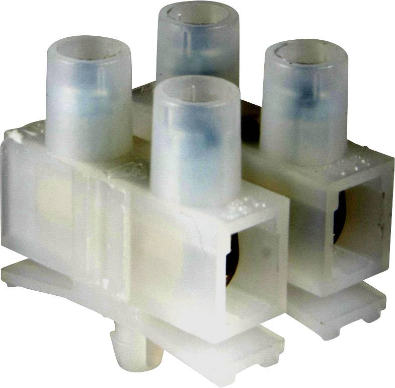 Adels-Contact 124302 Lüsterklemme flexibel: 0.5-2.5mm² starr: - Polzahl: 2 1000 St. Natur