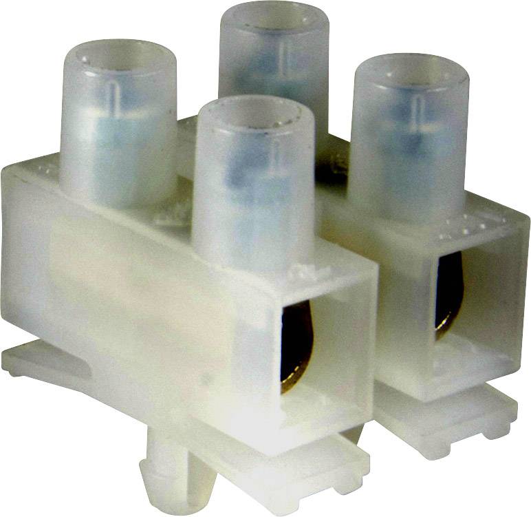 Adels-Contact 124502 Lüsterklemme flexibel: 0.5-2.5mm² starr: - Polzahl: 2 1000 St. Natur