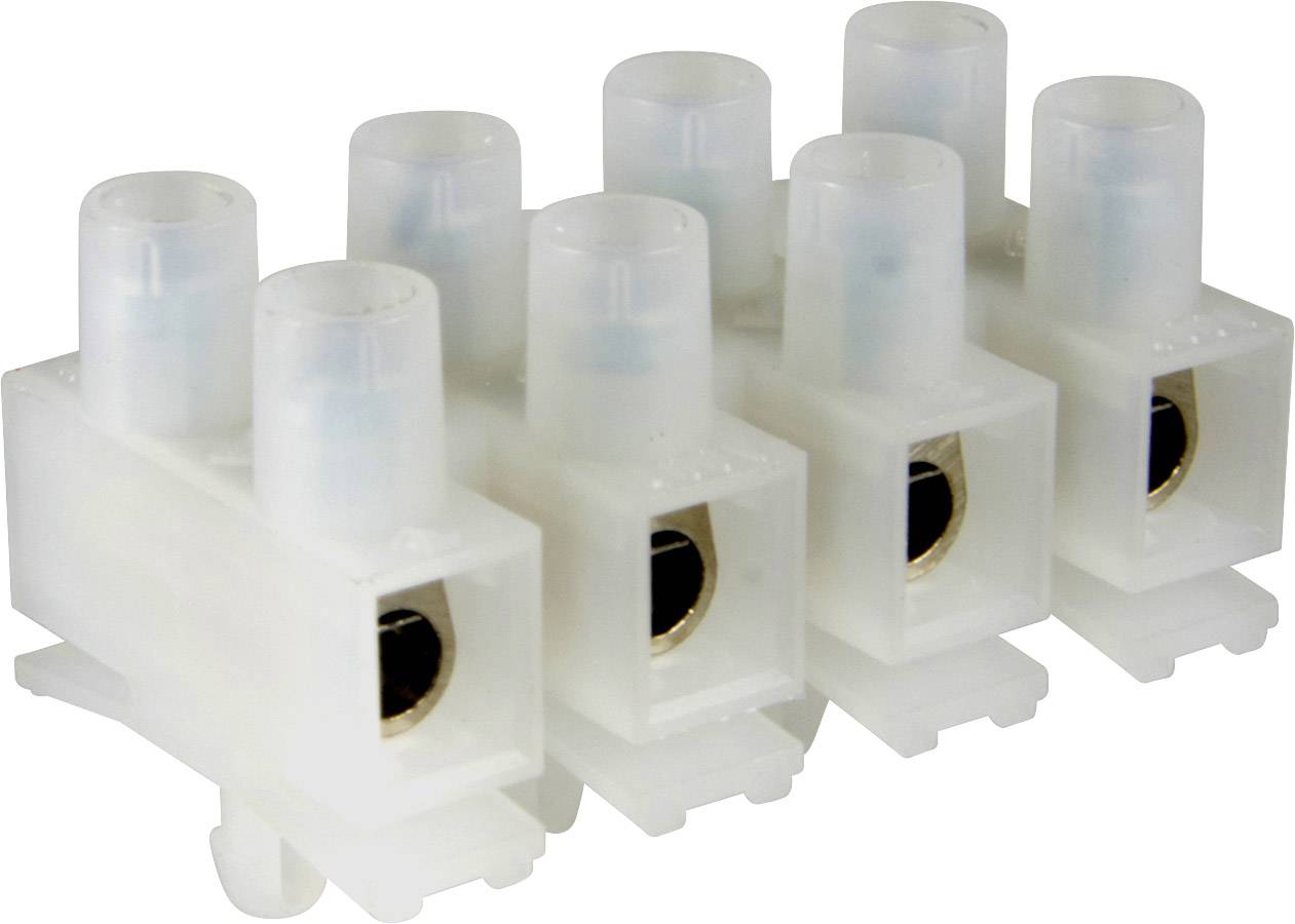 Adels-Contact 124504 Lüsterklemme flexibel: 0.5-2.5mm² starr: - Polzahl: 4 1000 St. Natur