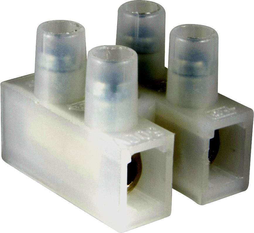 Adels-Contact 125202 Lüsterklemme flexibel: 0.5-10mm² starr: - Polzahl: 2 1000 St. Natur