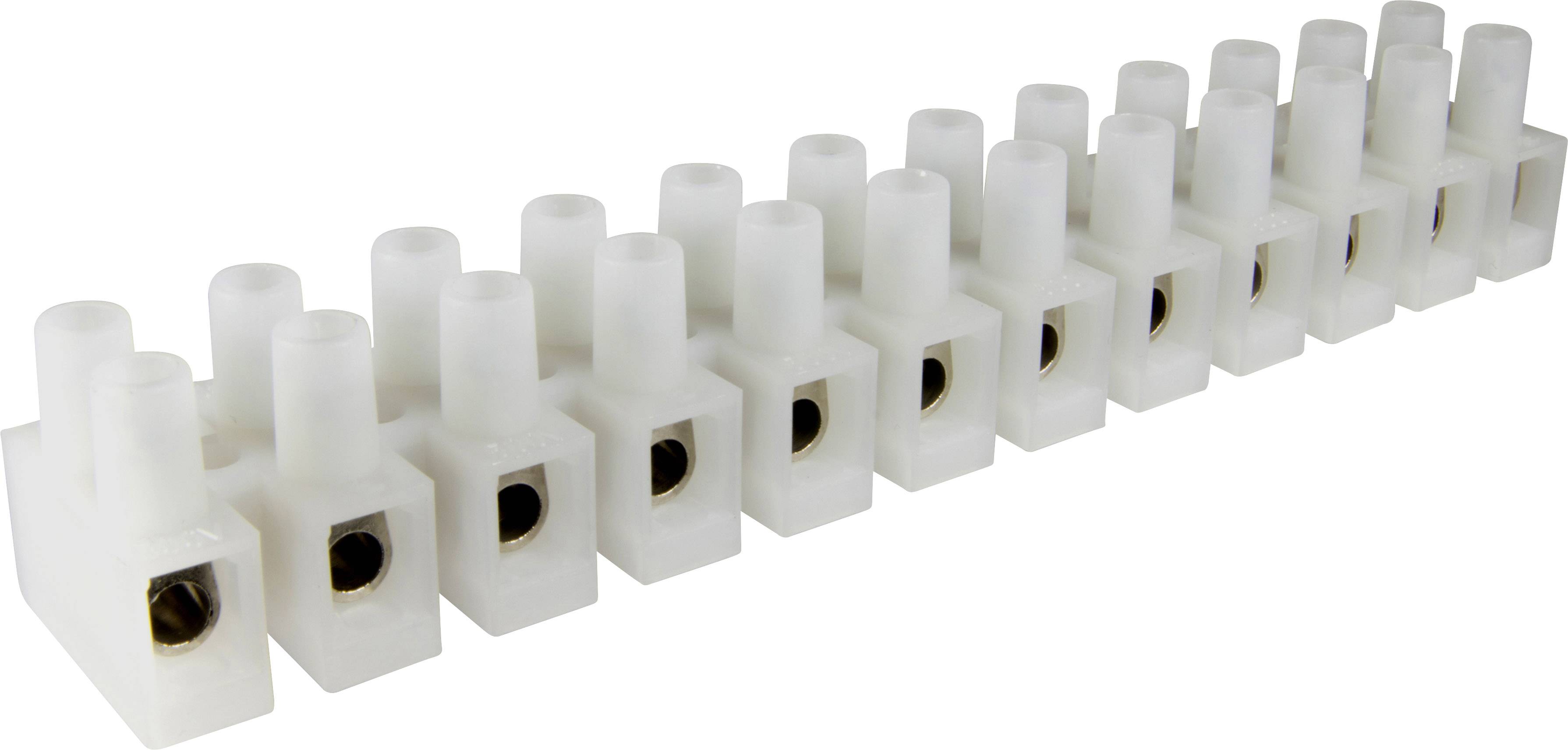 Adels-Contact 127012 Lüsterklemme flexibel: 0.5-10mm² starr: - Polzahl: 12 25 St. Natur