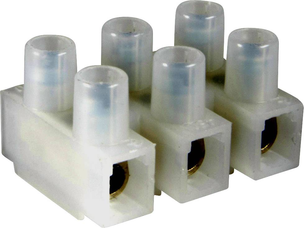 Adels-Contact 24724 Lüsterklemme flexibel: 0.5-2.5mm² starr: - Polzahl: 3 2000 St. Natur