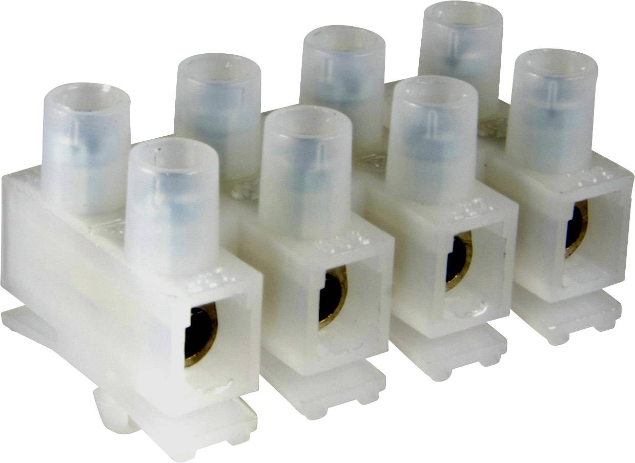 Adels-Contact 124204 Lüsterklemme flexibel: 0.5-6mm² starr: - Polzahl: 4 400 St. Natur