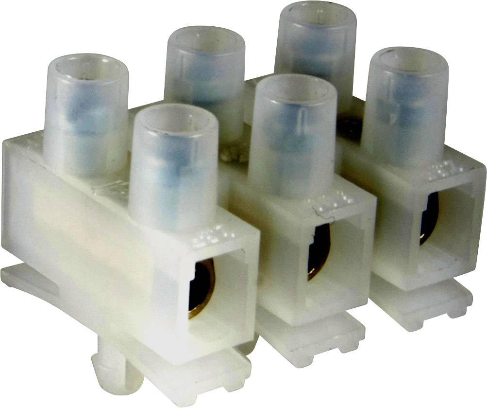 Adels-Contact 19747 Lüsterklemme flexibel: 0.5-6mm² starr: - Polzahl: 3 1000 St. Natur