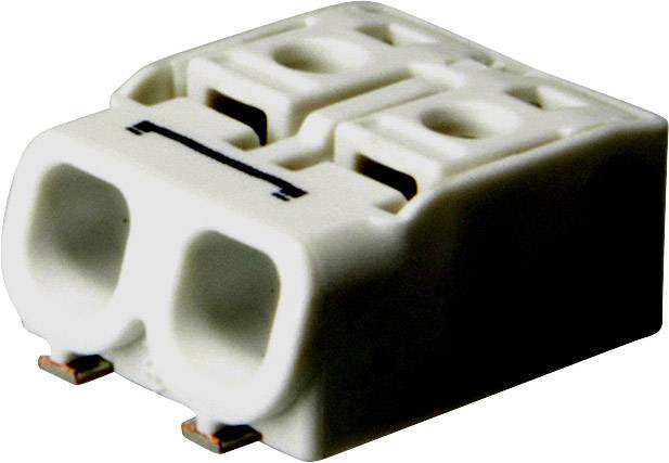 Adels-Contact 22126 SMD-Leiterplattenklemme 2.5mm² Polzahl 2 Weiß 376St.