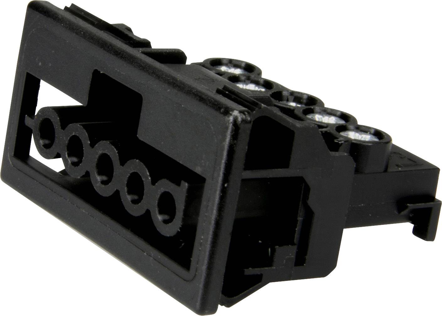 Adels-Contact 148665 Netz-Steckverbinder Buchse, gerade Gesamtpolzahl: 5 + PE 16A Schwarz 100St.
