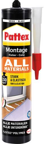 Pattex ALL Materials FlexTec® Montagekleber Herstellerfarbe Weiß PMAM1 900g