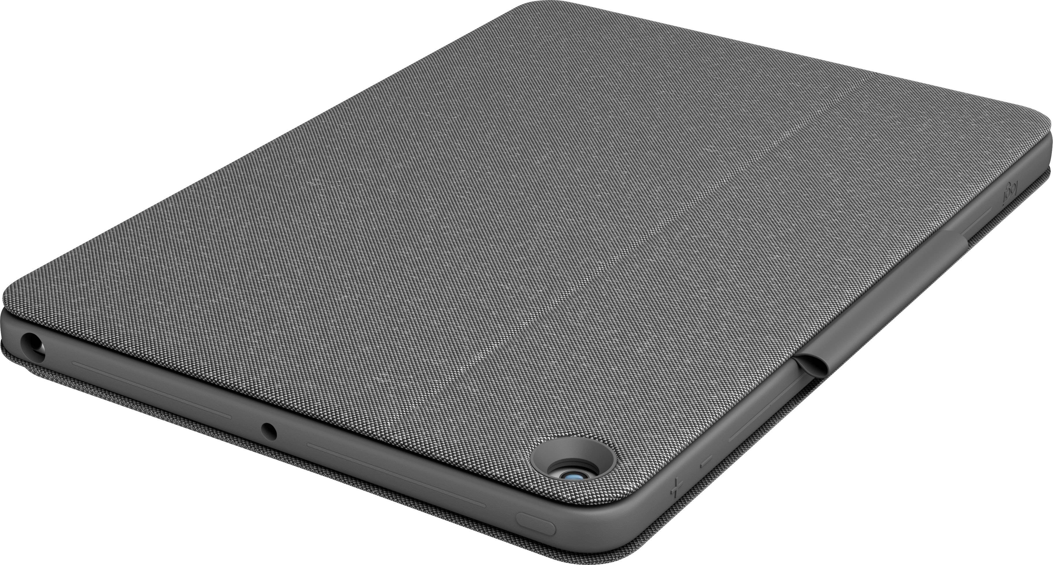 Logitech Combo Touch Tablet-Tastatur mit Hülle Passend für Marke (Tablet): Apple iPad (7. Generation), iPad (8. Generation), iPad