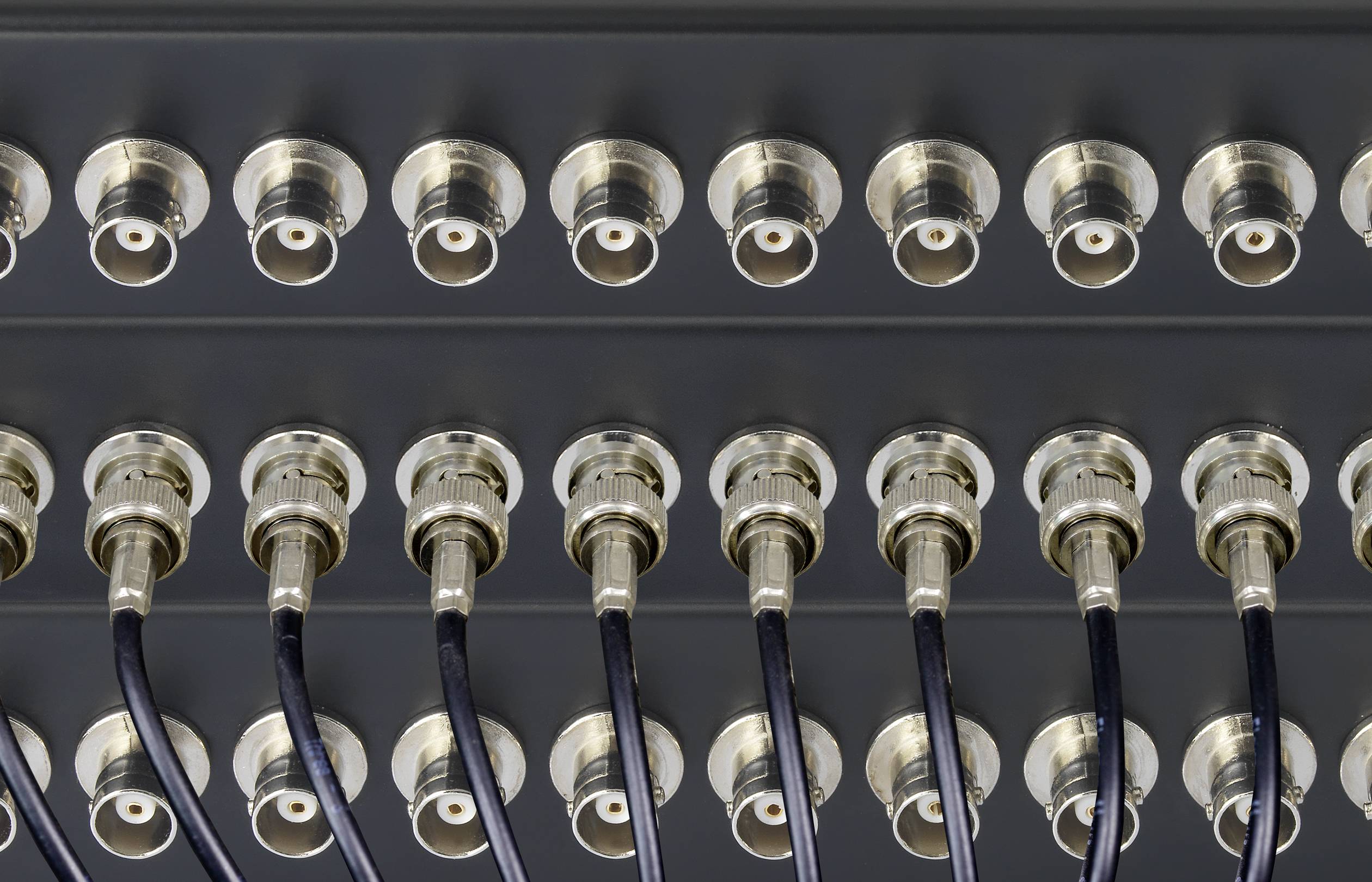 Renkforce 24 Port BNC-Patchpanel 483mm (19") 1 HE Bestückt