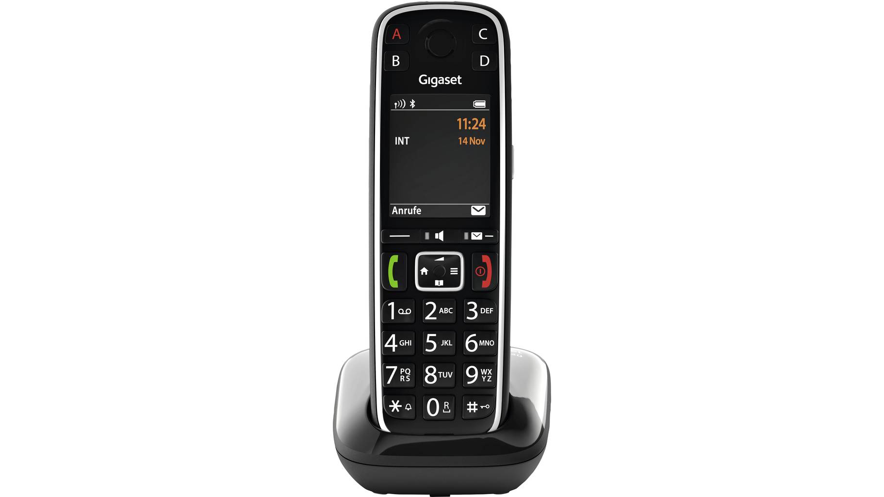 Gigaset E720 DECT, GAP, Bluetooth® Schnurloses Telefon analog Babyphone, Bluetooth, inkl Gigaset E720 DECT, GAP, Bluetooth® Schnurloses Telefon analog Babyphone, Bluetooth, inkl
