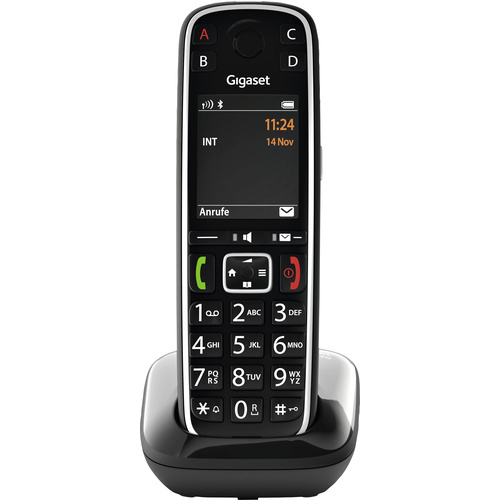 Gigaset E720 DECT, GAP, Bluetooth® Schnurloses Telefon analog Babyphone, Bluetooth, inkl. Mobilteil, mit Basis, Freisprechen