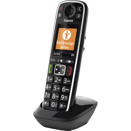 Gigaset E720HX DECT, GAP, Bluetooth® Schnurloses Telefon analog Babyphone, Bluetooth, Freisprechen, für Hörgeräte kompatibel Gigaset E720HX DECT, GAP, Bluetooth® Schnurloses Telefon analog Babyphone, Bluetooth, Freisprechen, für Hörgeräte kompatibel