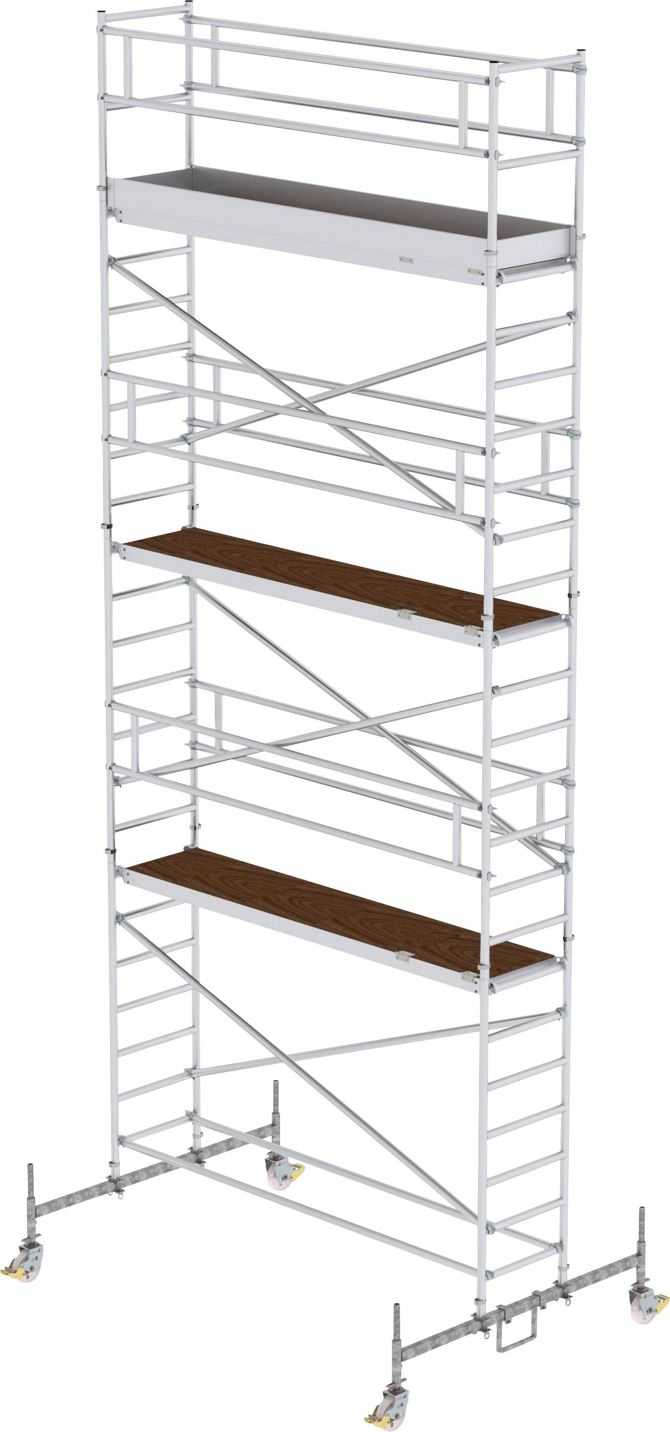 MUNK Günzburger Steigtechnik 156645 Rollgerüst Montage ohne Werkzeug Arbeitshöhe (max.): 8.5m