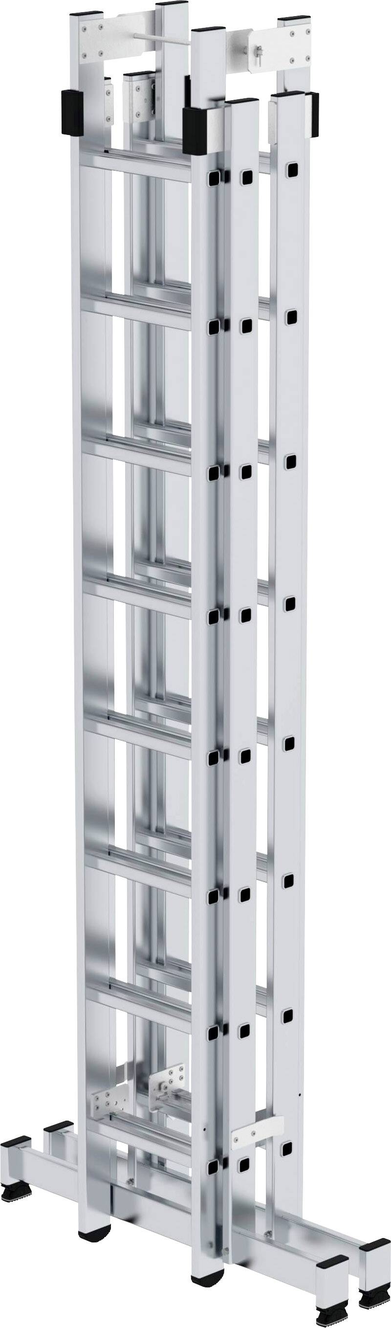 MUNK Günzburger Steigtechnik 33032 Aluminium Stufen-Stehleiter Arbeitshöhe (max.): 5.1m