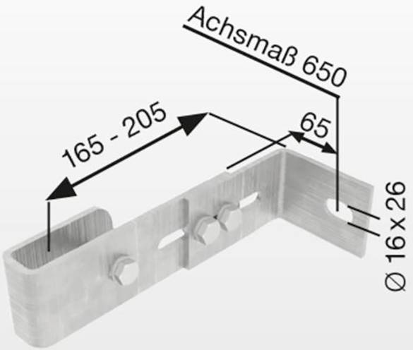 MUNK Günzburger Steigtechnik 68250 Wandhalter 1St.