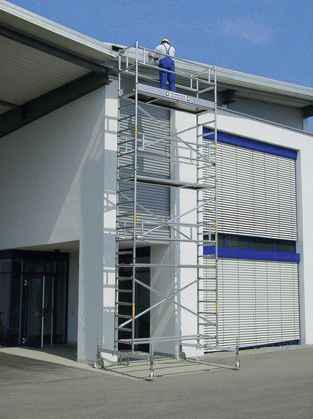 MUNK Günzburger Steigtechnik 156845 Rollgerüst Montage ohne Werkzeug Arbeitshöhe (max.): 10.5m