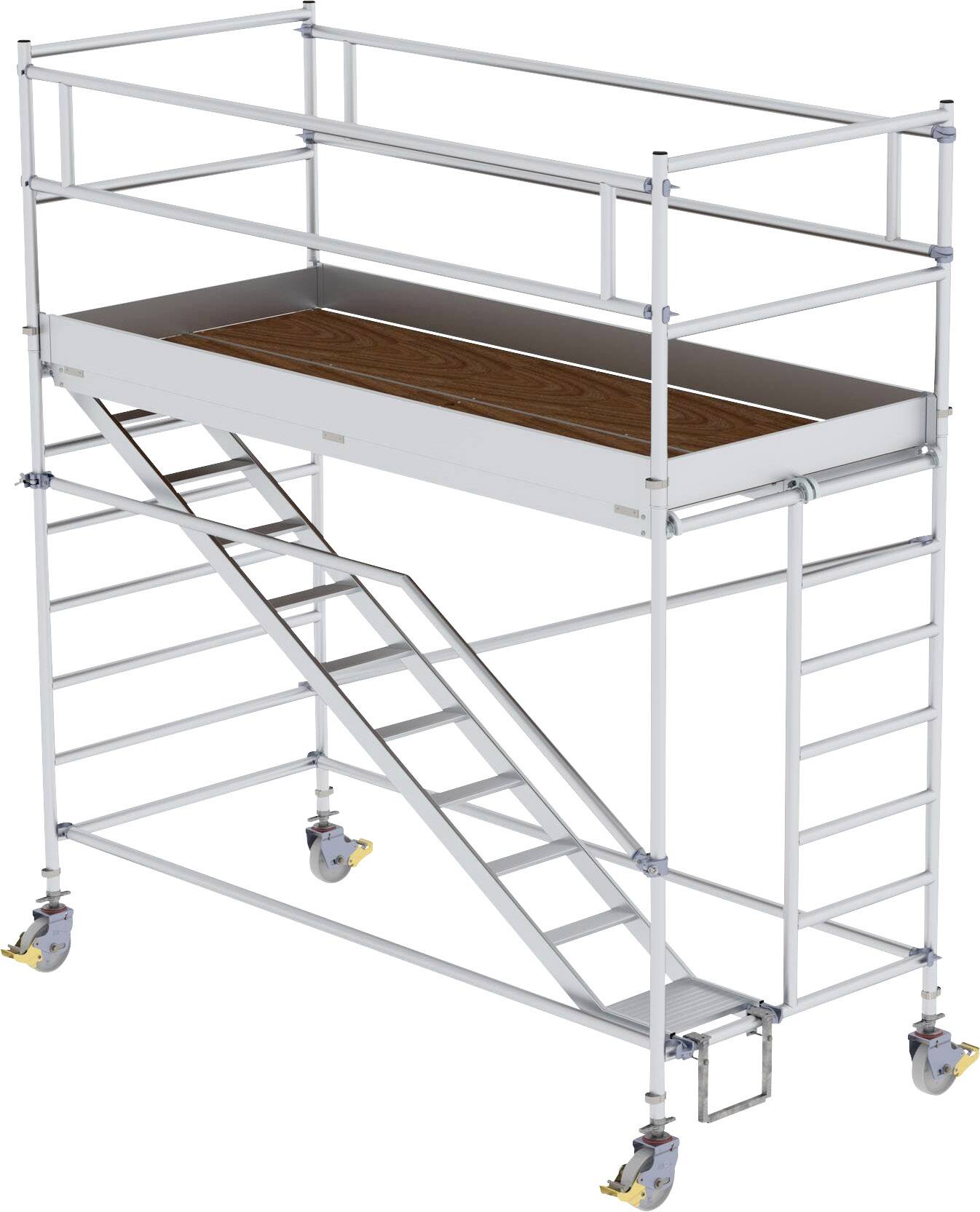 MUNK Günzburger Steigtechnik 167120 Rollgerüst Montage ohne Werkzeug Arbeitshöhe (max.): 4.4 m