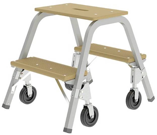 MUNK Günzburger Steigtechnik 39013 Doppel-Stufentritt Montage mit Werkzeug Arbeitshöhe (max.): 2.6m