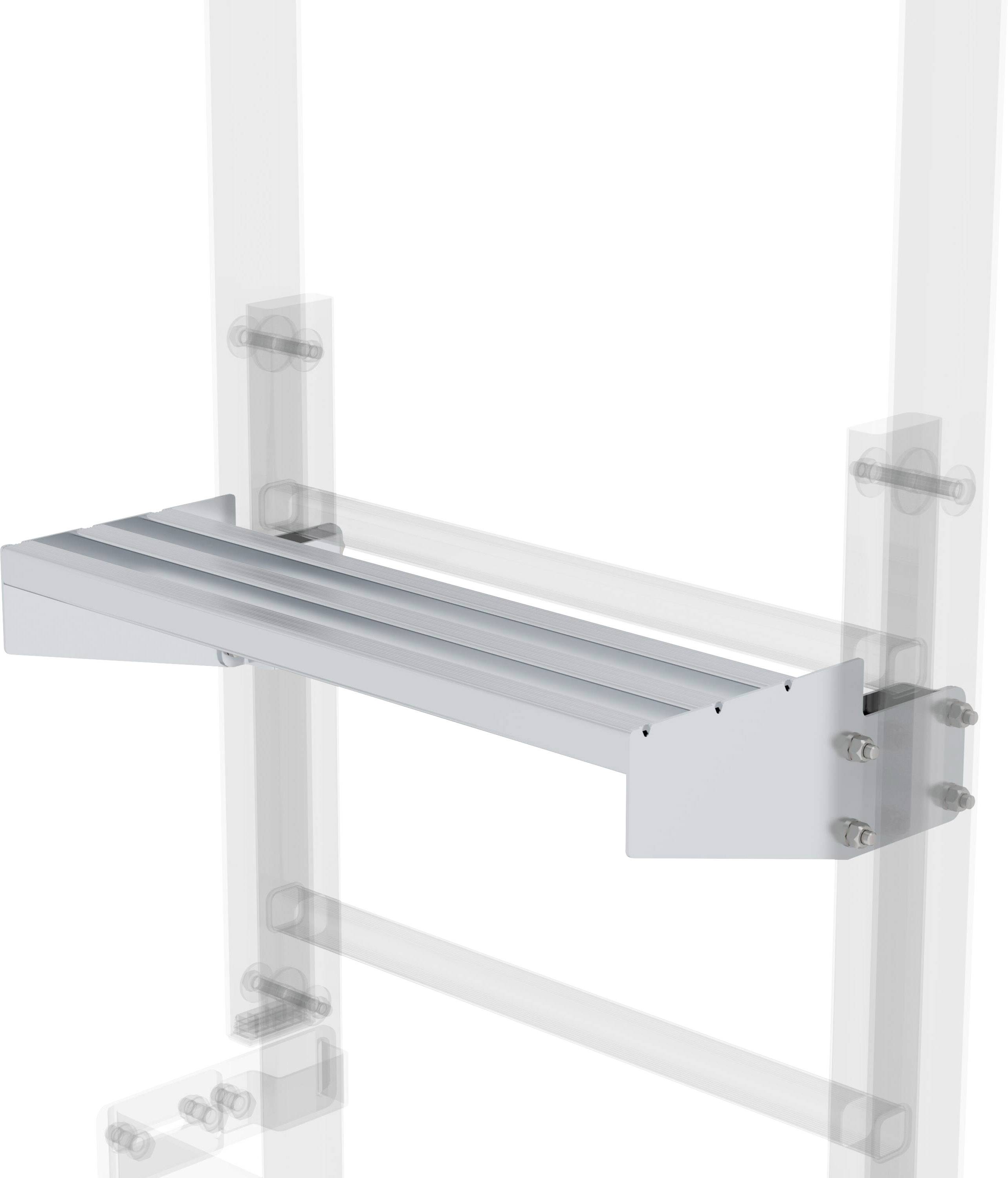 MUNK Günzburger Steigtechnik 62968 Ausstiegstritt Montage mit Werkzeug