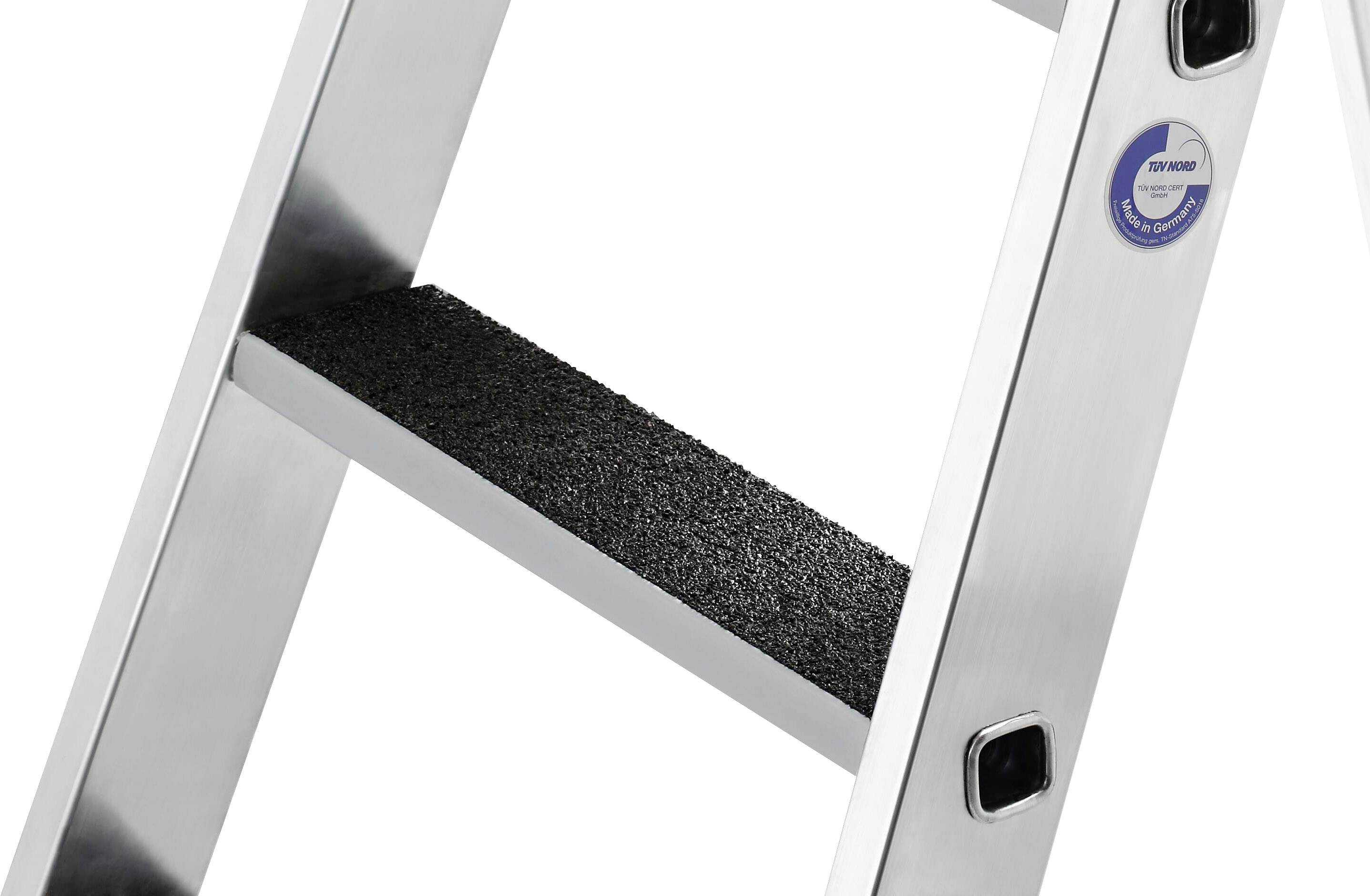 MUNK Günzburger Steigtechnik 41639 Aluminium Stufen-Stehleiter Arbeitshöhe (max.): 3m