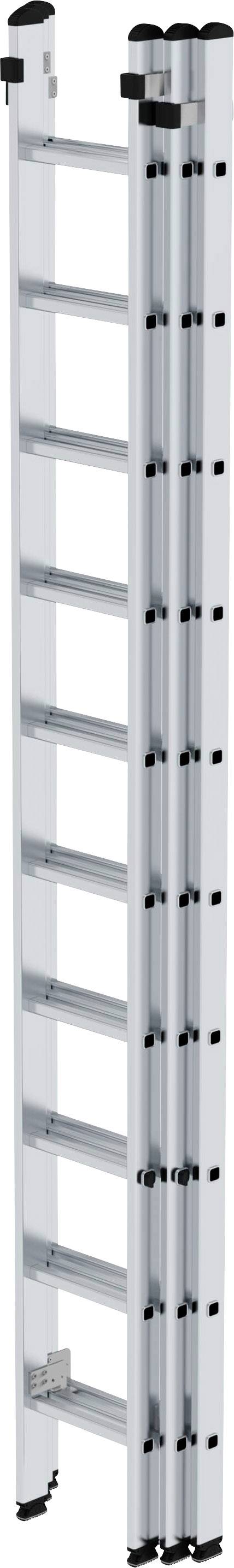 MUNK Günzburger Steigtechnik 20310 Aluminium Schiebeleiter Arbeitshöhe (max.): 8m