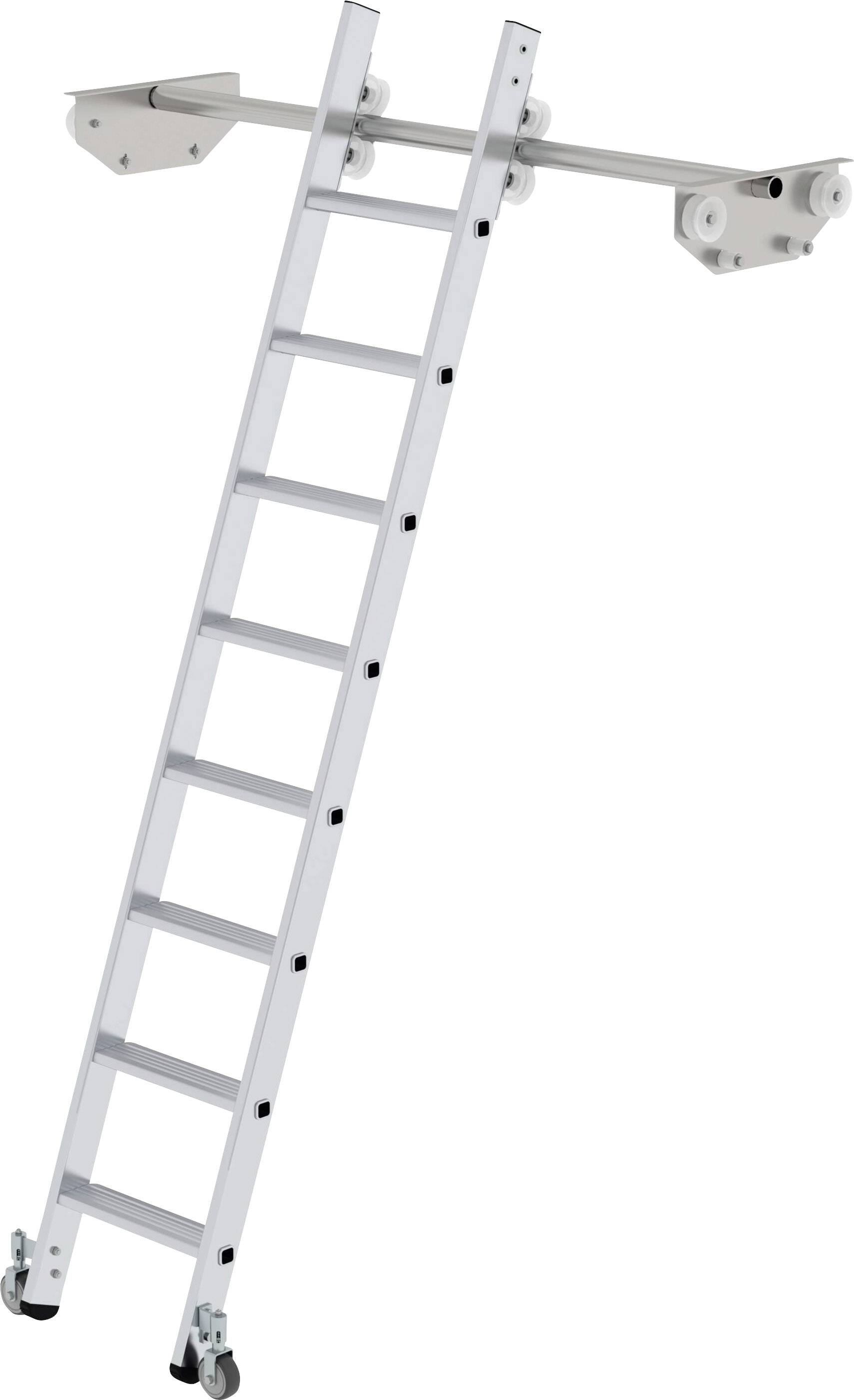 MUNK Günzburger Steigtechnik 44608 Aluminium Regalleiter Arbeitshöhe (max.): 3.12m