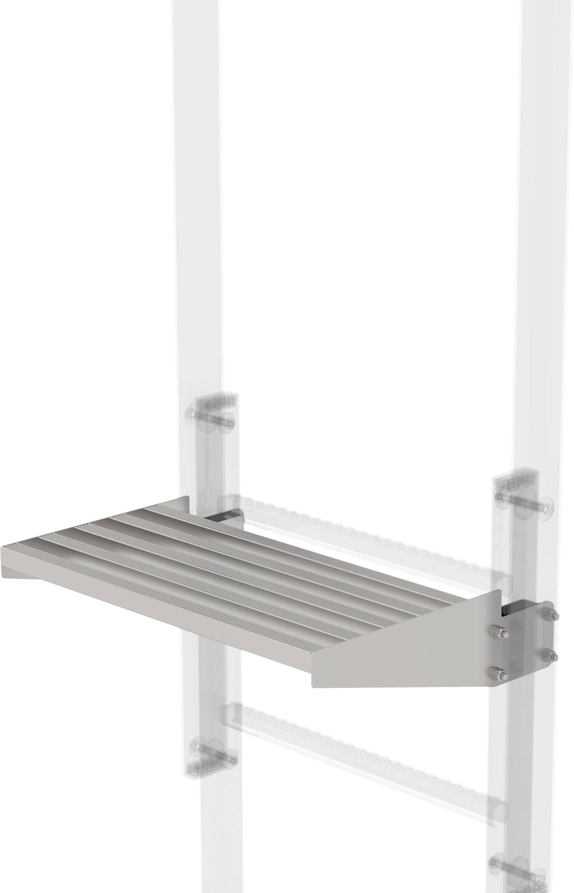 MUNK Günzburger Steigtechnik 68970 Ausstiegstritt Montage mit Werkzeug