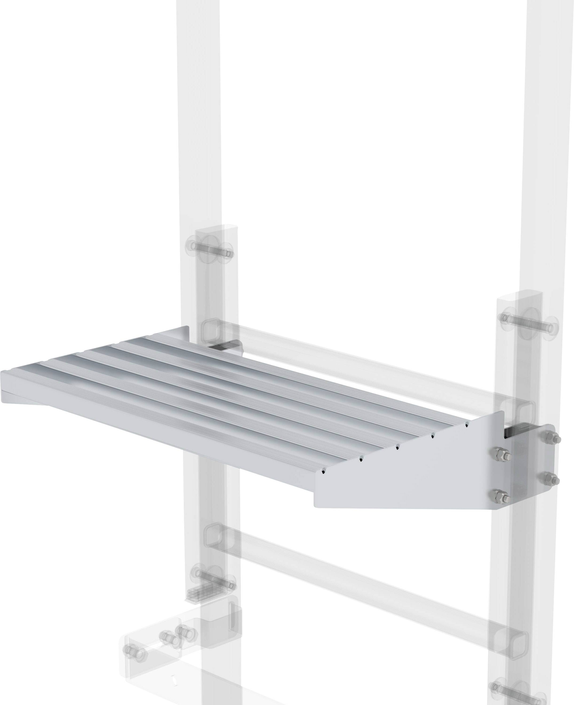 MUNK Günzburger Steigtechnik 62970 Ausstiegstritt Montage mit Werkzeug