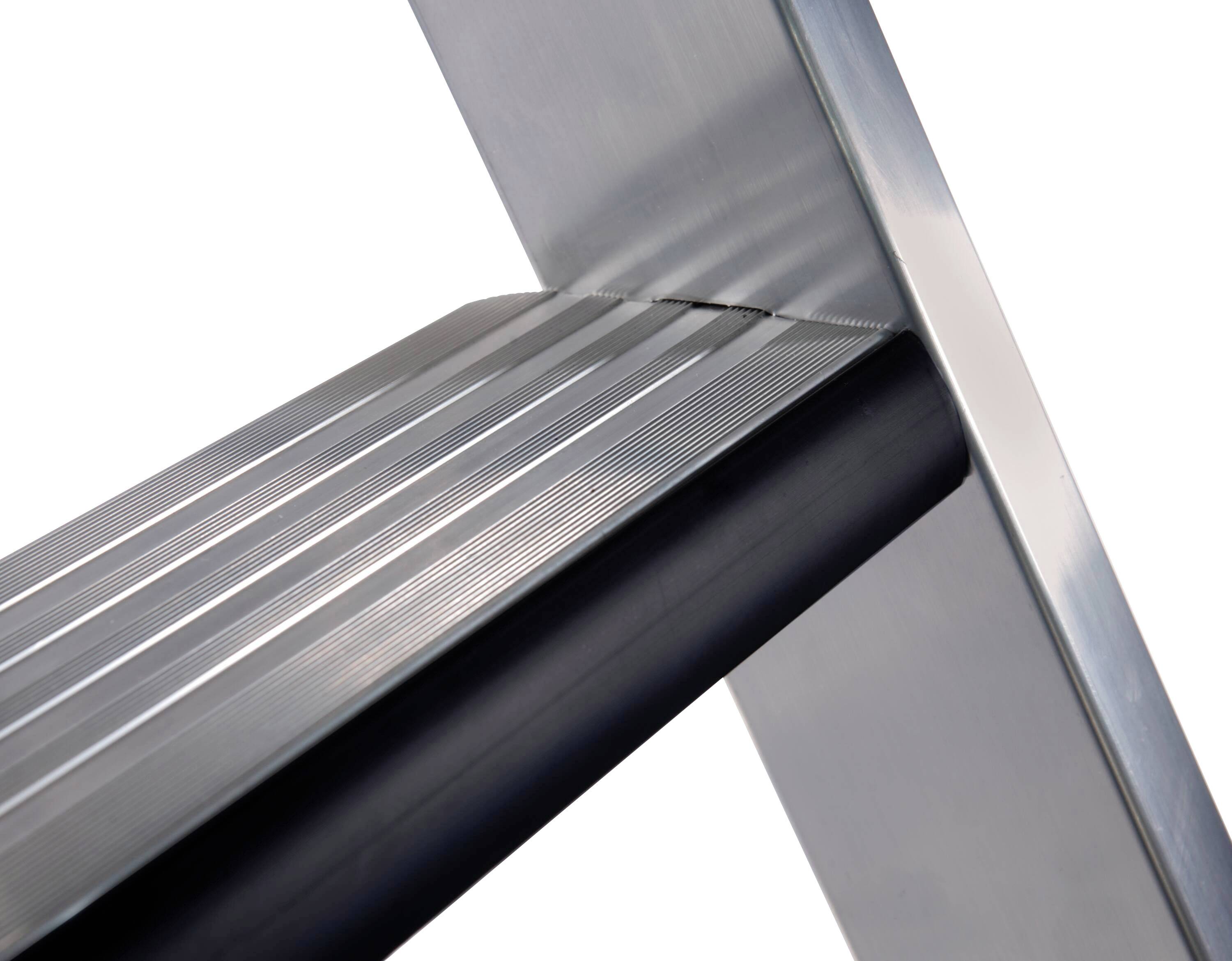 MUNK Günzburger Steigtechnik 43106 Aluminium Stufen-Stehleiter Arbeitshöhe (max.): 3.5m