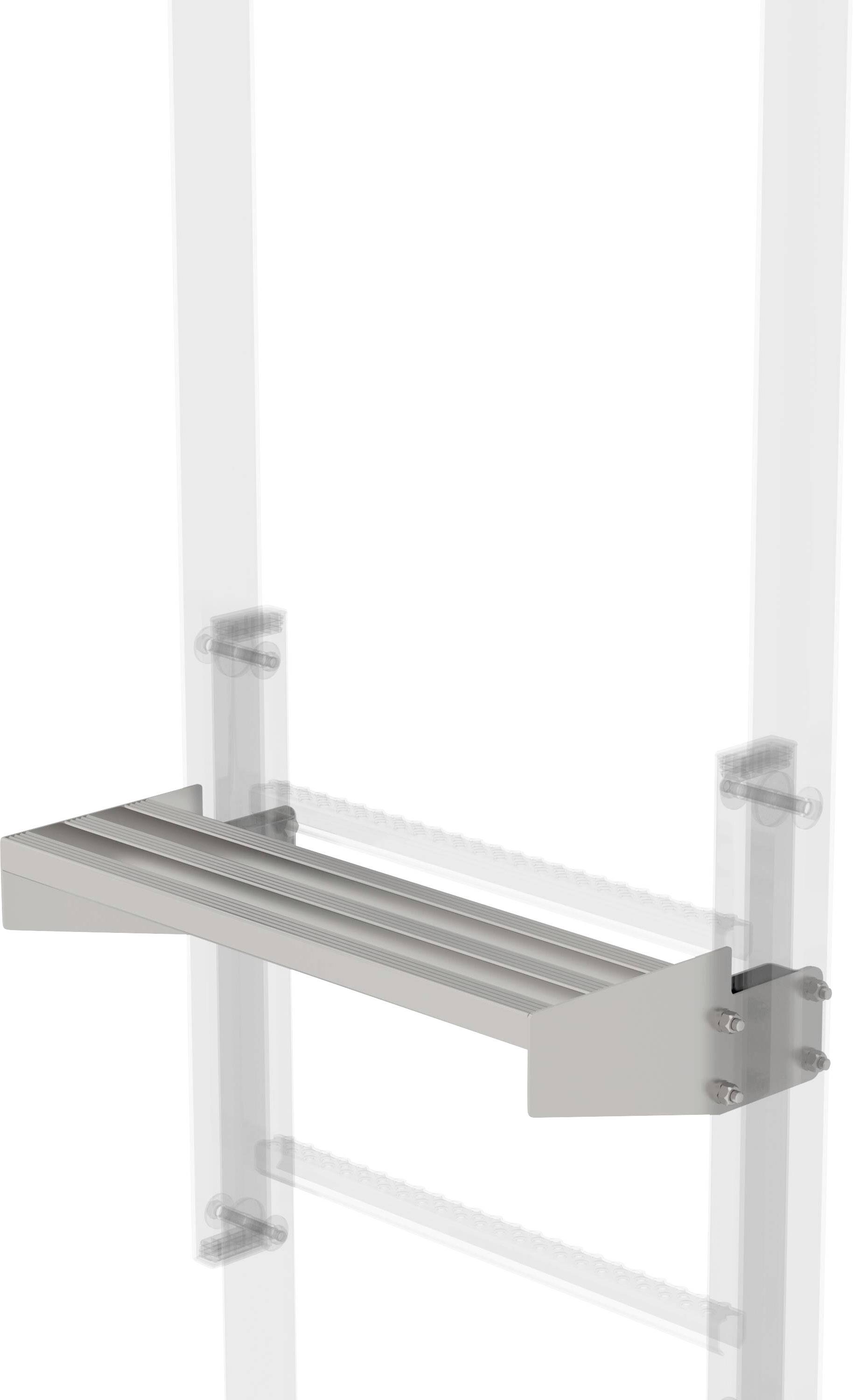 MUNK Günzburger Steigtechnik 68968 Ausstiegstritt Montage mit Werkzeug