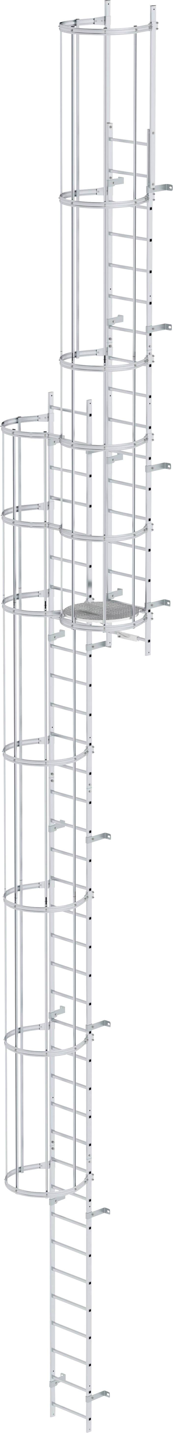 MUNK Günzburger Steigtechnik 510140 Aluminium Mehrzügige Steigleiter Montage mit Werkzeug DIN 18799